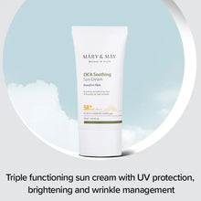 Cargar imagen en el visor de la galería, Mary & May Cica Soothing Sun Cream SPF50+ PA++++