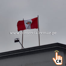 Cargar imagen en el visor de la galería, Bandera de Perú Pabellón Nacional de Alto Rendimiento para Izar Con o Sin Escudo
