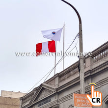 Cargar imagen en el visor de la galería, Bandera de Perú Pabellón Nacional de Alto Rendimiento para Izar Con o Sin Escudo