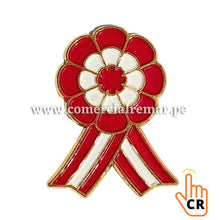 Cargar imagen en el visor de la galería, Escarapelas de Perú Metálicas Con Imperdible Fiestas Patrias