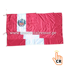 Cargar imagen en el visor de la galería, Banderas de Perú Económicas de Tela Poliseda Con o Sin Escudo Solo Por Mayor