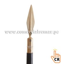 Cargar imagen en el visor de la galería, Moharra de Bronce Punta para Asta de Bandera Modelo Estándar
