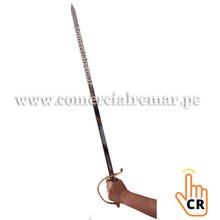 Cargar imagen en el visor de la galería, Espada Ceremonial Sable para Policía Escolta Militar Incluye Vaina de Acero