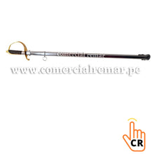 Cargar imagen en el visor de la galería, Espada Ceremonial Sable para Policía Escolta Militar Incluye Vaina de Acero