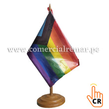 Cargar imagen en el visor de la galería, Bandera LGBTIQA+ Orgullo Progresista para Escritorio