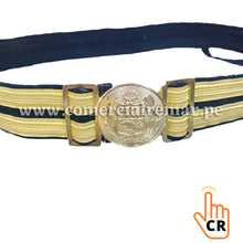 Cargar imagen en el visor de la galería, Cinturón Ceremonial con Escudo de Perú para Militar Escolta Fiestas Patrias