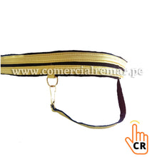 Cargar imagen en el visor de la galería, Cinturón Ceremonial con Escudo de Perú para Militar Escolta Fiestas Patrias