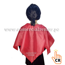 Cargar imagen en el visor de la galería, Ponchos Rojos para Escolta Desfile Fiestas Patrias (PAQUETE X 6 UNIDADES)
