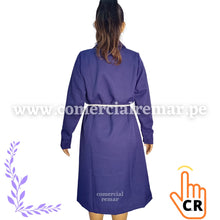 Cargar imagen en el visor de la galería, Hábitos morados del Señor de los Milagros para Dama Cuello Botones