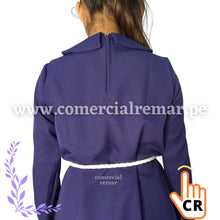 Cargar imagen en el visor de la galería, Hábitos Morados del Señor de los Milagros para Dama Cuello Bebé