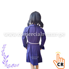 Cargar imagen en el visor de la galería, Hábito Morado del Señor de los Milagros para Niña