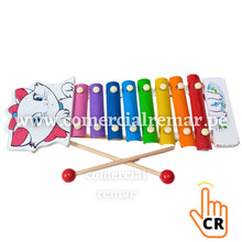 Cargar imagen en el visor de la galería, Xilófono de Animales 8 Notas Gatita