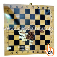 Cargar imagen en el visor de la galería, Ajedrez 3 en 1 Tablero y Piezas de Madera