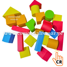 Cargar imagen en el visor de la galería, Bloques de Construcción de Goma Eva