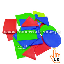 Cargar imagen en el visor de la galería, Bloques Lógicos Delgados N°7 Bolsa de 48 Piezas