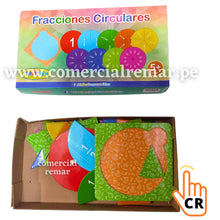 Cargar imagen en el visor de la galería, Fracciones Circulares de Cartón Prensado Plastificado
