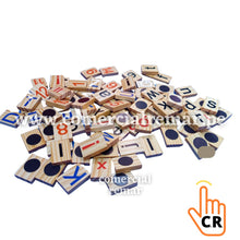 Cargar imagen en el visor de la galería, Pizarra Magnética Didáctica 2 en 1 con Fichas de Madera y Accesorios