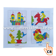 Cargar imagen en el visor de la galería, Mosaico Puzzle Didáctico 420 Piezas