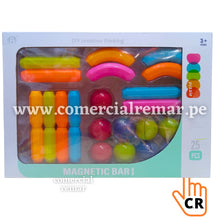 Cargar imagen en el visor de la galería, Bloques de Construcción Magnéticos 25 Piezas