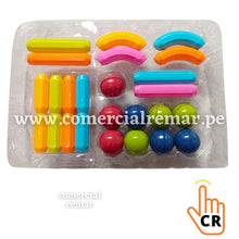 Cargar imagen en el visor de la galería, Bloques de Construcción Magnéticos 25 Piezas