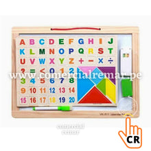 Cargar imagen en el visor de la galería, Pizarra Didáctica Imantada A4 30x20cm Aprox Doble Cara