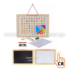Cargar imagen en el visor de la galería, Pizarra Didáctica Imantada A4 30x20cm Aprox Doble Cara