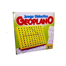 Cargar imagen en el visor de la galería, Geoplano de Madera Juego Didáctico Educativo