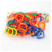 Cargar imagen en el visor de la galería, Eslabones Geométricos Anillos Conectores Juego Didáctico en Bolsa