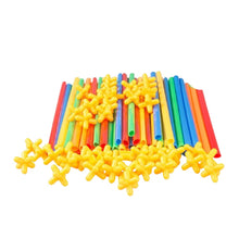 Cargar imagen en el visor de la galería, Palos Conectores Palitos para Construir Juego Didáctico en Bolsa