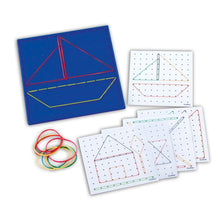 Cargar imagen en el visor de la galería, Geoplano de Plástico Juego Educativo Color Variado