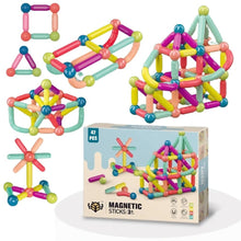 Cargar imagen en el visor de la galería, Bloques de Construcción Magnéticos 42 Piezas