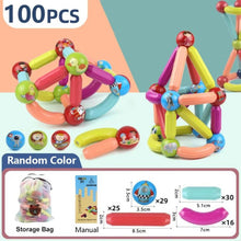 Cargar imagen en el visor de la galería, Bloques de Construcción Magnéticos 100 Piezas