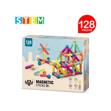 Cargar imagen en el visor de la galería, Bloques de Construcción Magnéticos 128 Piezas