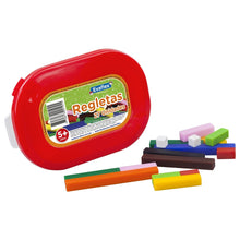 Cargar imagen en el visor de la galería, Regletas Evaflex 27 piezas Juego Didáctico Matemático