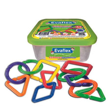 Cargar imagen en el visor de la galería, Eslabones Geométricos Evaflex Cadenas Conectores Juego Didáctico