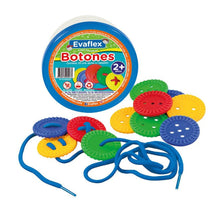 Cargar imagen en el visor de la galería, Enhebrado de Botones Evaflex con Pasado Juego Didáctico