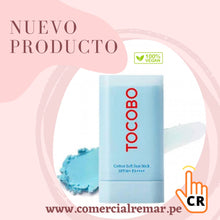 Cargar imagen en el visor de la galería, Tocobo Cotton Soft Sun Stick SPF50+ PA++++