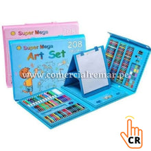 Cargar imagen en el visor de la galería, Set de Arte y Dibujo Didáctico Original 208 piezas para niño y niña
