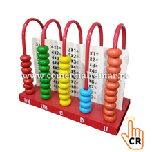 Cargar imagen en el visor de la galería, Abaco Vertical Juguete Educativo Matemático hasta Decena de Millar