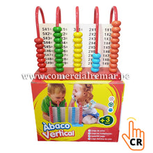Cargar imagen en el visor de la galería, Abaco Vertical Juguete Educativo Matemático hasta Decena de Millar