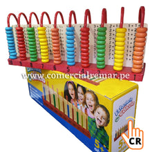 Cargar imagen en el visor de la galería, Abaco Vertical Juguete Educativo Matemático hasta Millar de Millón