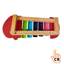 Cargar imagen en el visor de la galería, Xilófono Manzanita de 5 notas Didáctico Instrumento Musical para Niños
