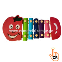 Cargar imagen en el visor de la galería, Xilófono Manzanita de 5 notas Didáctico Instrumento Musical para Niños