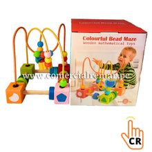Cargar imagen en el visor de la galería, Circuito Laberinto Didáctico con Abaco y Figuras Geométricas