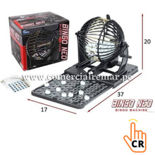 Cargar imagen en el visor de la galería, Bingo Neo de Metal Juego de Mesa Familiar