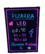 Cargar imagen en el visor de la galería, Pizarras LED publicitarias luces color neón tenemos todas las medidas