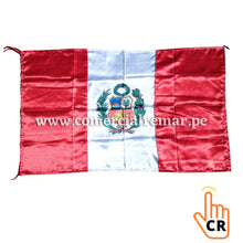 Cargar imagen en el visor de la galería, Banderas de Perú Tela Raso Con o Sin Escudo Todas las Medidas

