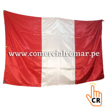 Cargar imagen en el visor de la galería, Banderas de Perú Tela Raso Con o Sin Escudo Todas las Medidas
