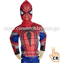 Cargar imagen en el visor de la galería, Disfraz Spiderman con Músculos Hombre Araña para Niño

