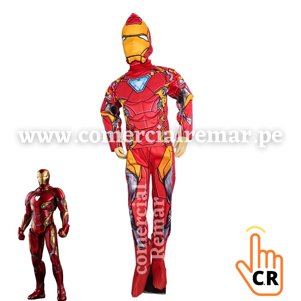 Disfraz Iron Man con Músculos para Niño